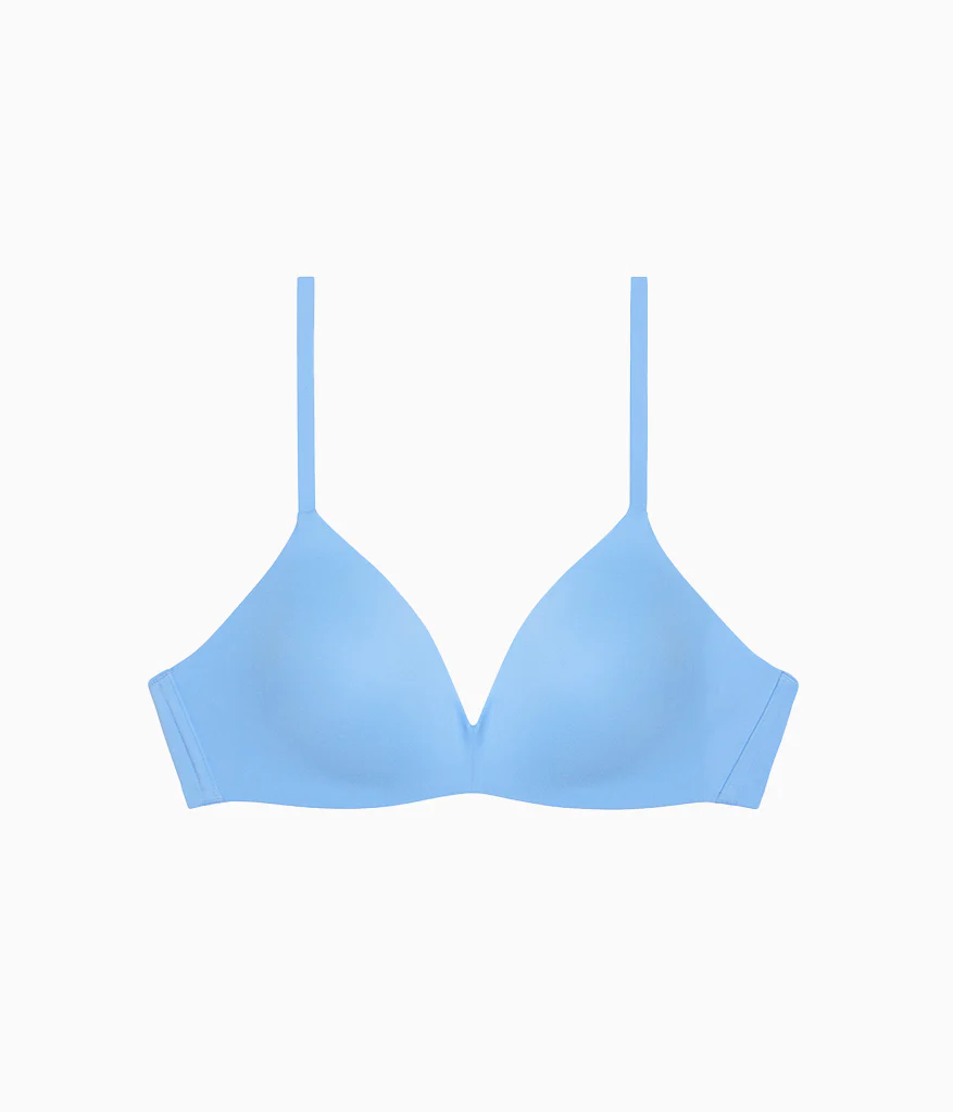 How Perfect Wire Free T-Shirt Bra: Bel Air Blue - Image 5