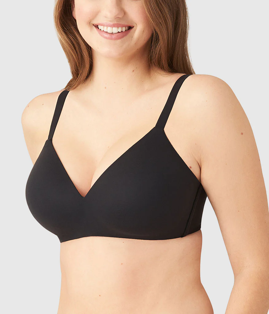 How Perfect Wire Free T-Shirt Bra: Black - Image 3