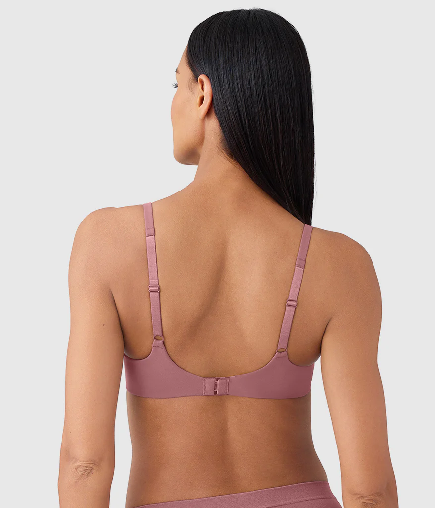 How Perfect Wire Free T-Shirt Bra: Rose Brown - Image 3