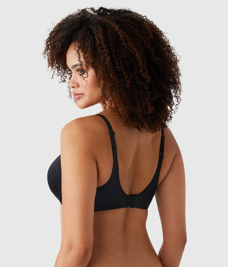 Inner Sheen Underwire Bra: Black - Image 2