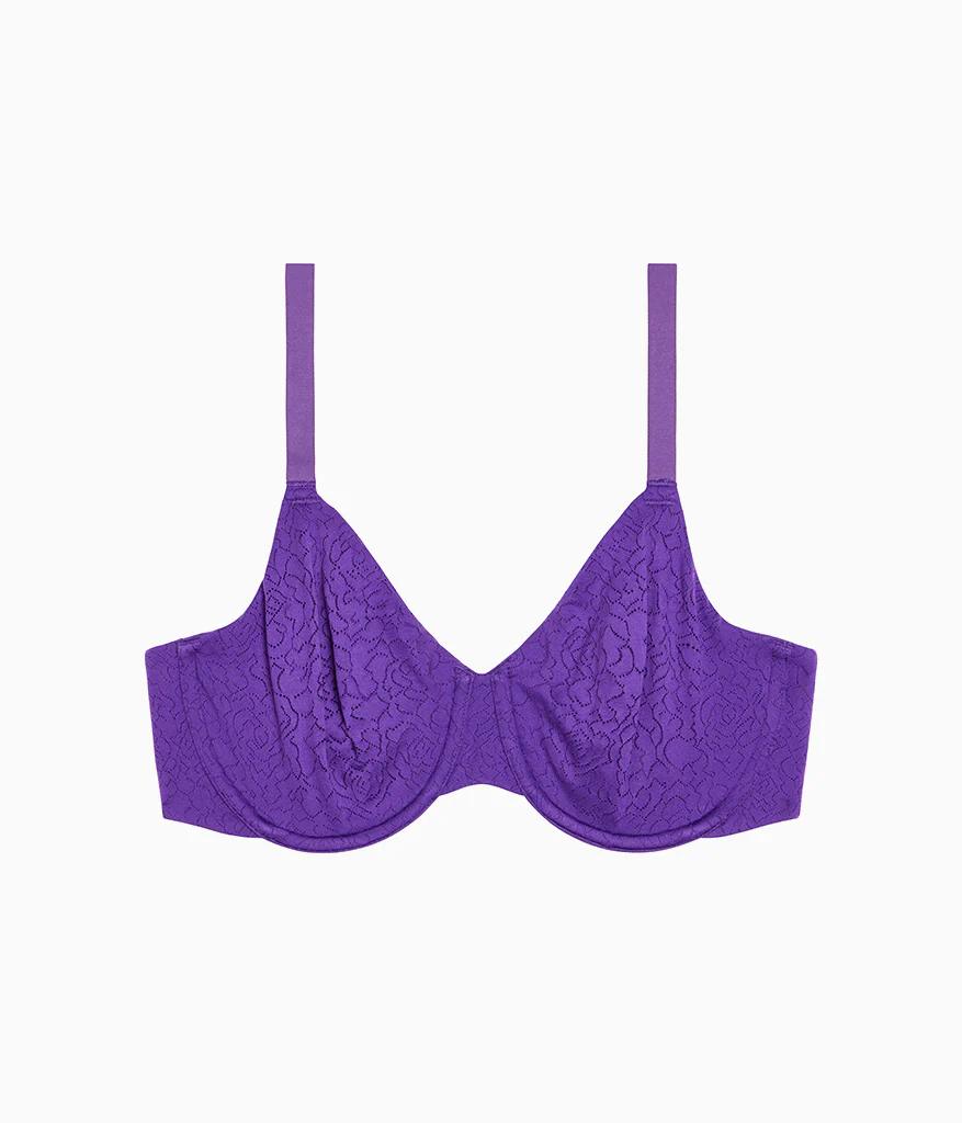 Inside Job™ Underwire Bra: Purple Indigo - Image 4