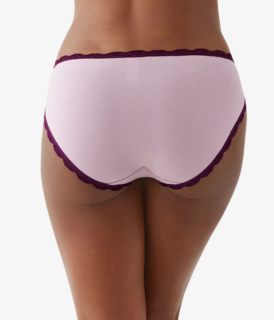 Inspired Eyelet Bikini: Dawn Pink - Image 3