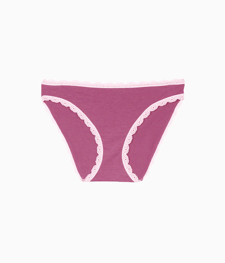 Inspired Eyelet Bikini: Raspberry Coulis - Image 4