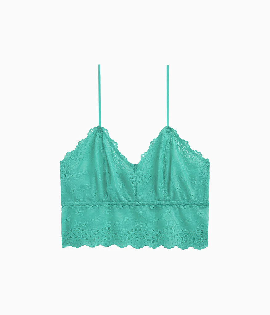 Inspired Eyelet Bralette: Water Garden - Image 5