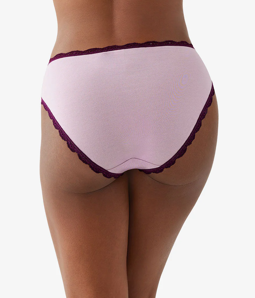 Inspired Eyelet Hi-Leg: Dawn Pink - Image 3