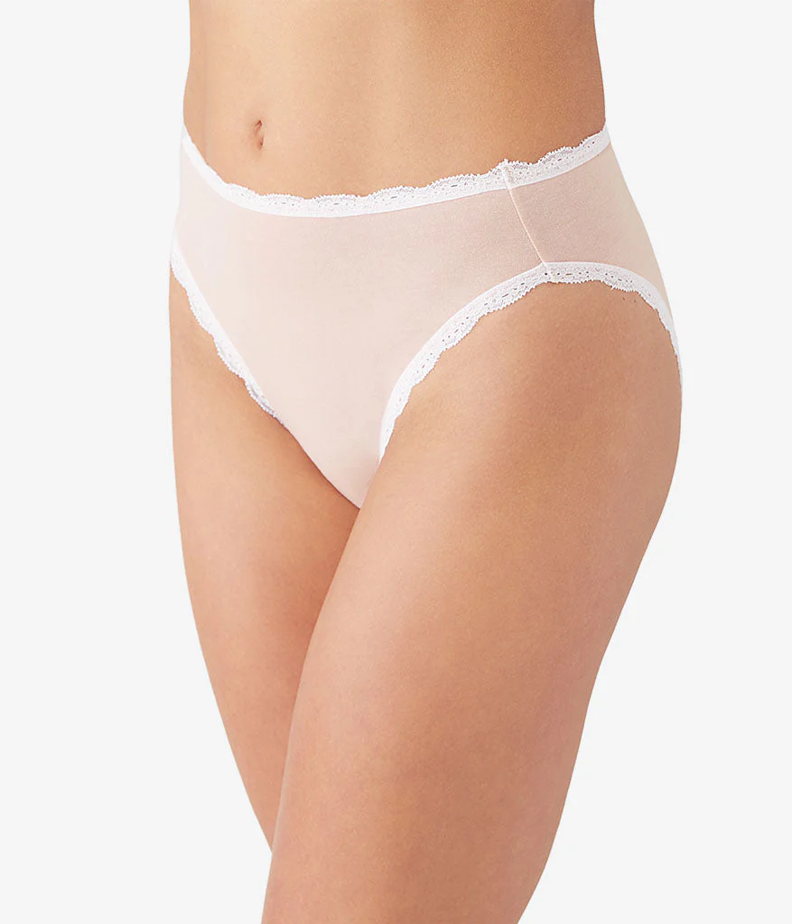 Inspired Eyelet Hi-Leg: Rose Smoke - Image 2
