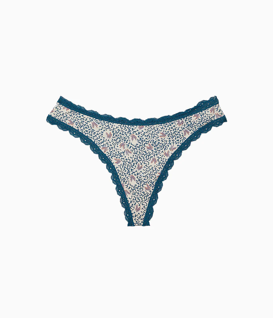 Inspired Eyelet Thong: Brushstroke - Image 3
