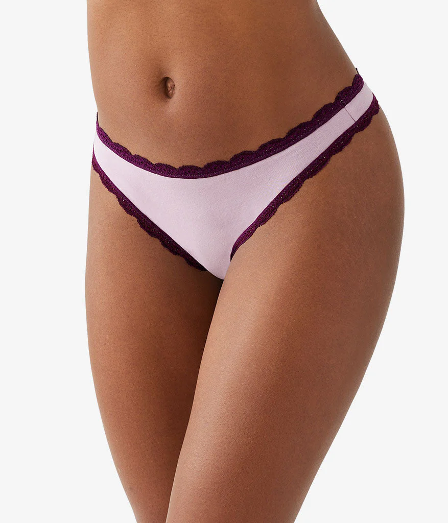 Inspired Eyelet Thong: Dawn Pink - Image 2