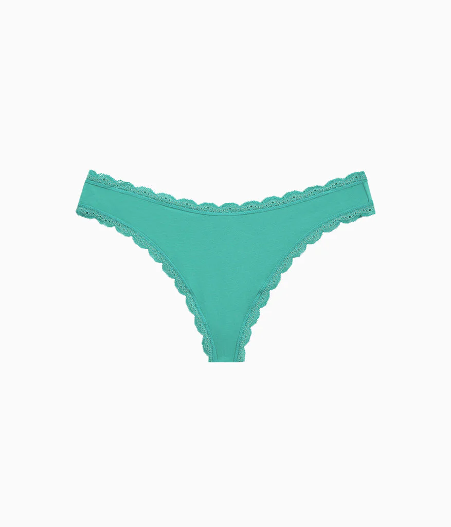 Inspired Eyelet Thong: Water Garden - Image 4