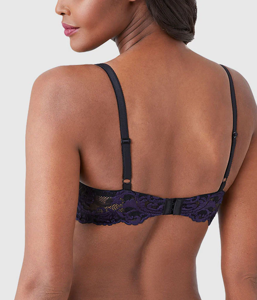 Instant Icon® T-Shirt Bra: Black/Eclipse - Image 2