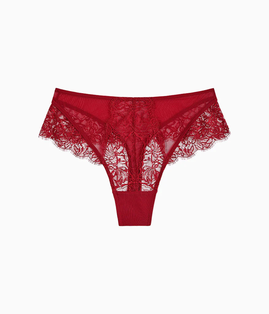 It's On Hi-Waist Thong: Biking Red - Image 4