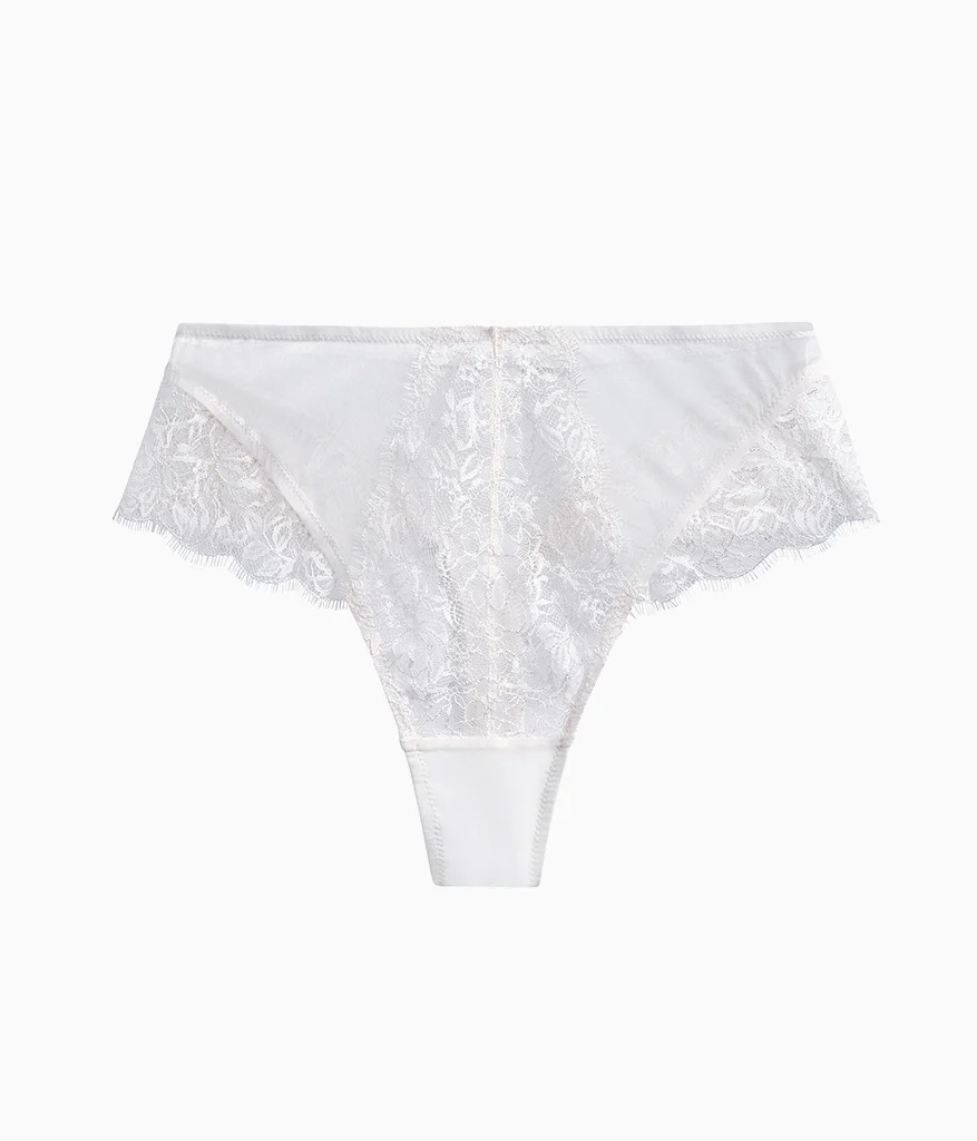 It's On Hi-Waist Thong: Sea Salt - Image 4