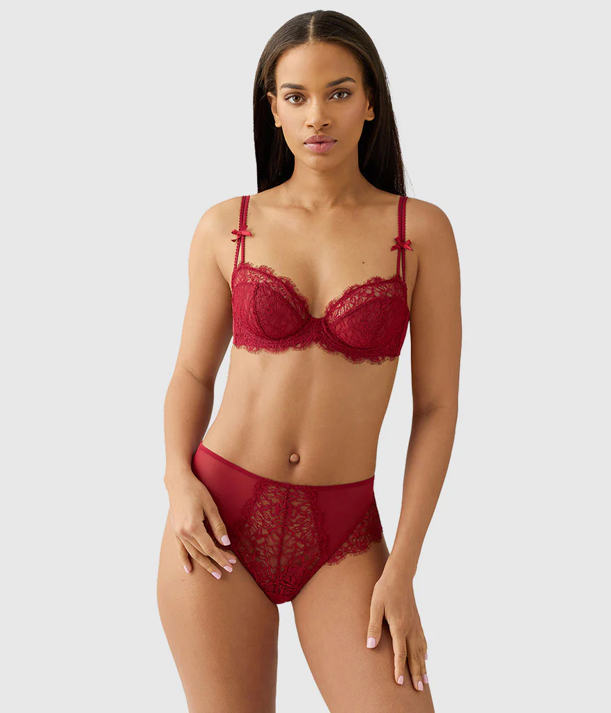 It's On Underwire Bra: Biking Red - Image 4