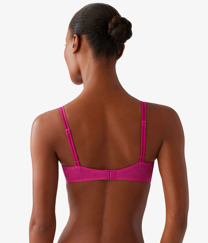 It's On Underwire Bra: Fuchsia Red - Image 3