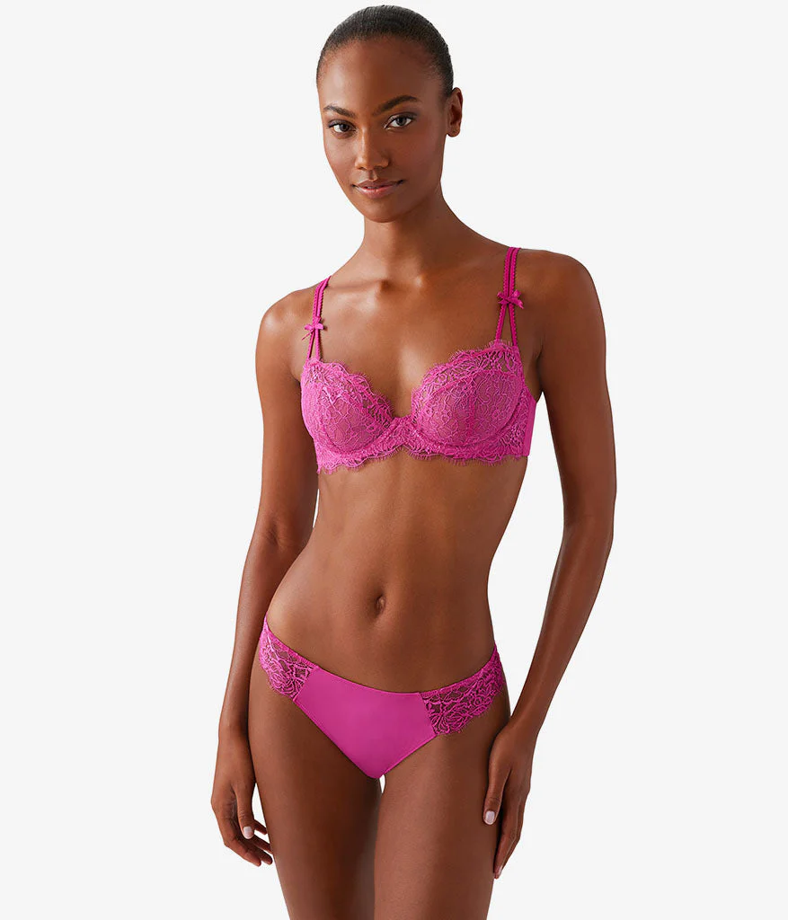 It's On Underwire Bra: Fuchsia Red - Image 4