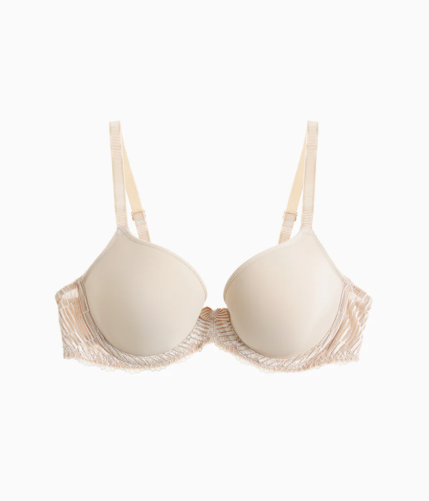 La Femme Underwire T-Shirt Bra: Sand - Image 4