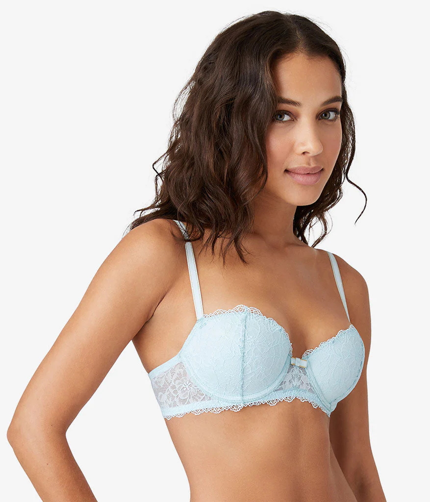 Lace Encounter Contour Bra: Saltwater Slide - Image 3