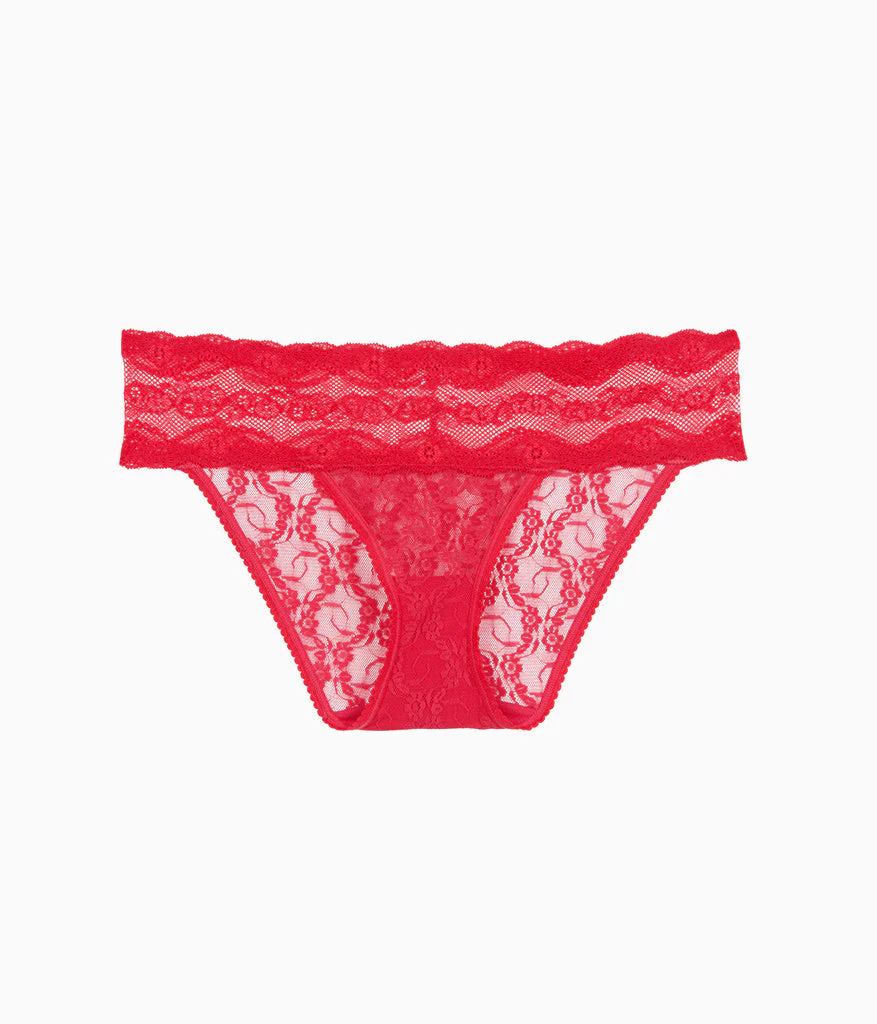Lace Kiss Bikini: Crimson Red - Image 4