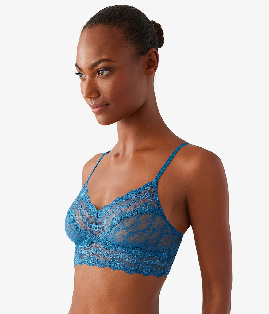 Lace Kiss Bralette: Moroccan Blue - Image 2