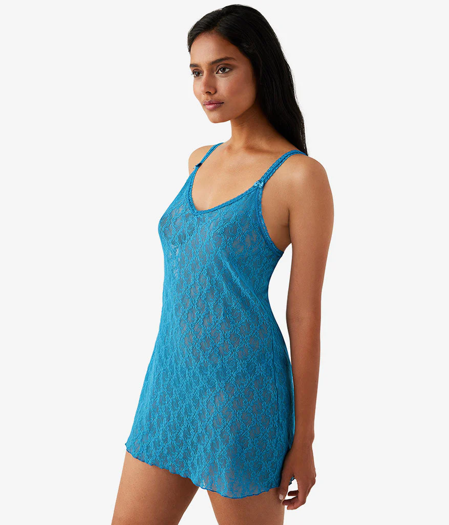 Lace Kiss Chemise: Faience - Image 2