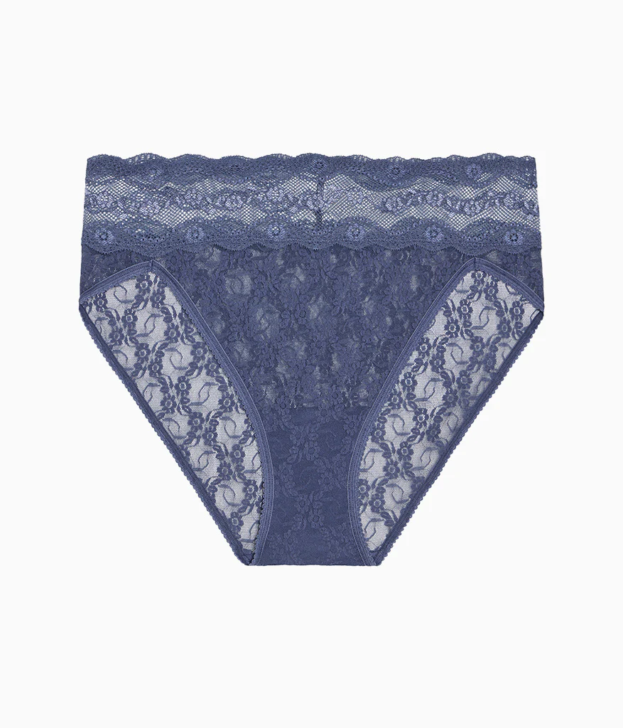 Lace Kiss Hi-Leg: Crown Blue - Image 4