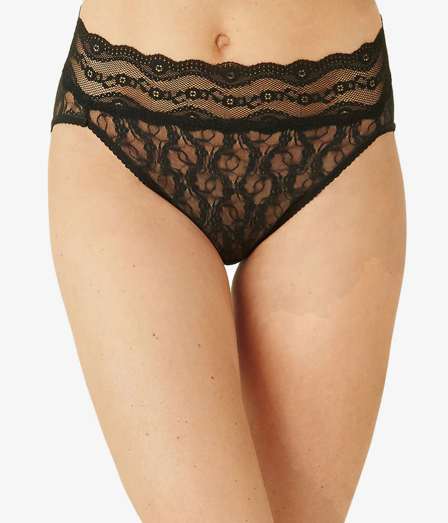 Lace Kiss Hi-Leg Panty Pack: White/Crimson Red/Night - Image 2
