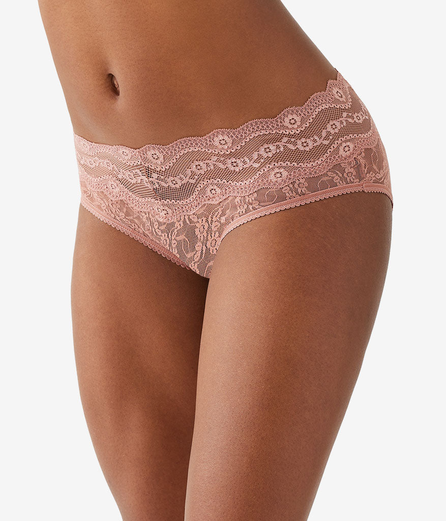 Lace Kiss Hipster: Burlwood - Image 2