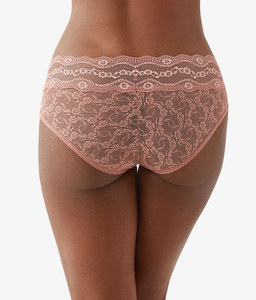 Lace Kiss Hipster: Burlwood - Image 3