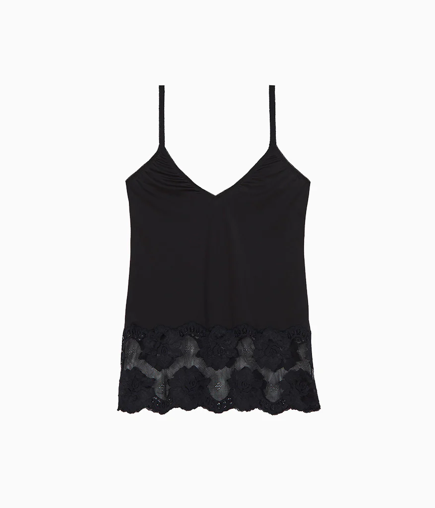 Light and Lacy Cami: Black - Image 2