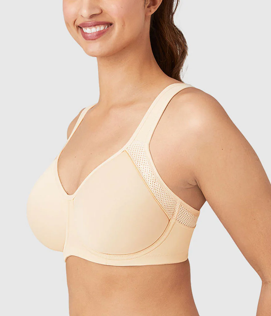 Lindsey Sport Contour Underwire Bra: Sand - Image 3