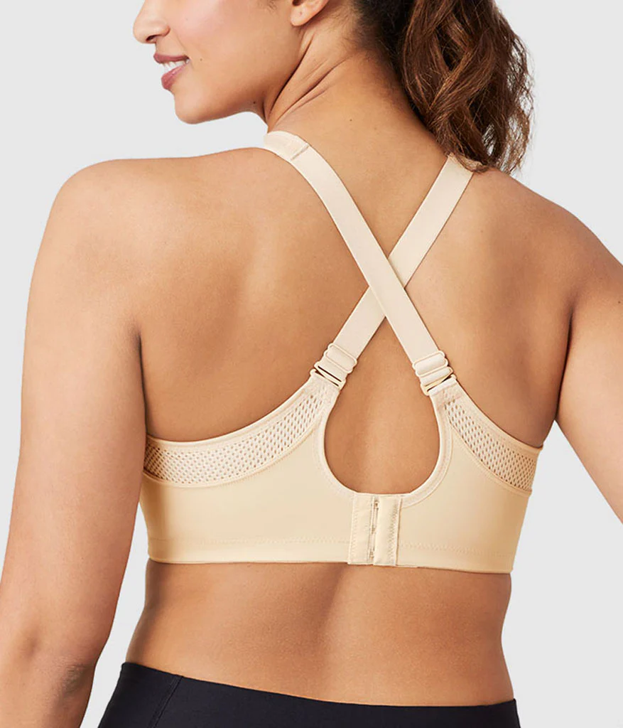Lindsey Sport Contour Underwire Bra: Sand - Image 4