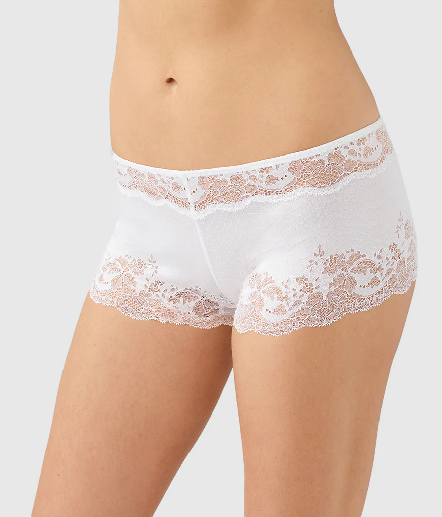 Modern Affair Boyshort: White - Image 2