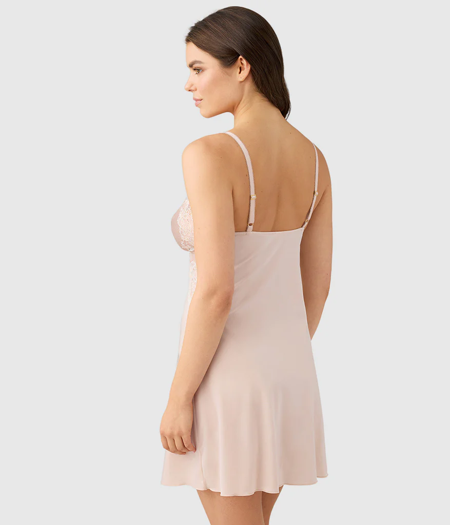 Modern Affair Chemise: Rose Dust/Angel Wing - Image 3