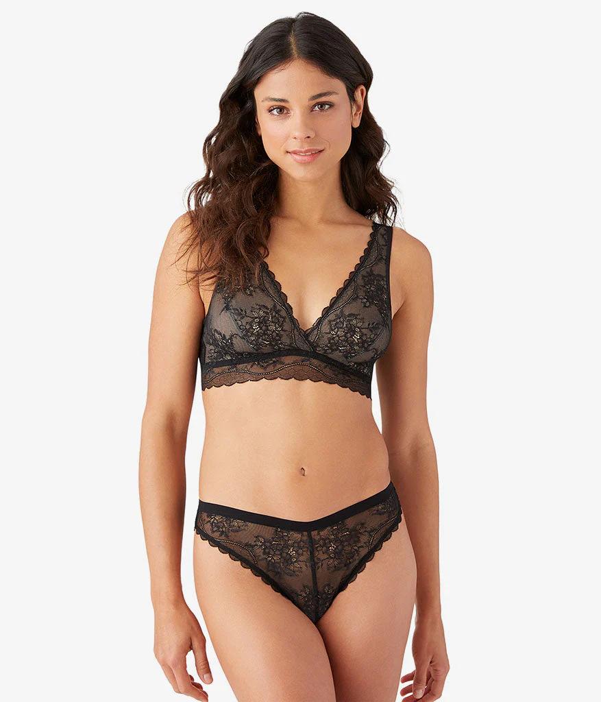 No Strings Attached Bralette: Night - Image 5