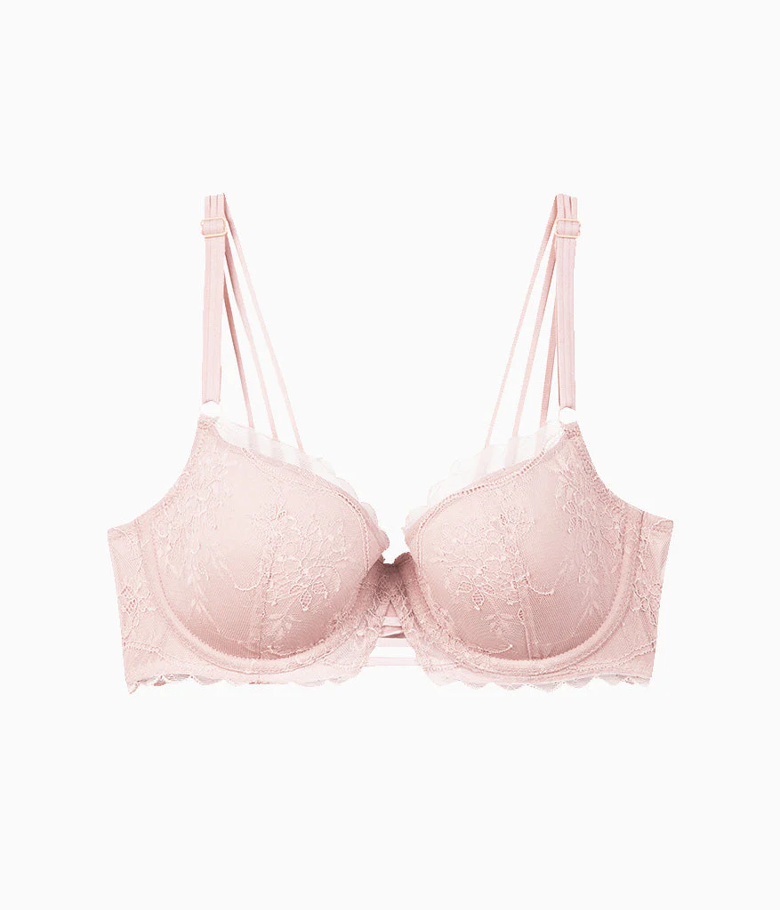 No Strings Attached Contour Bra: Blush Pink - Image 5