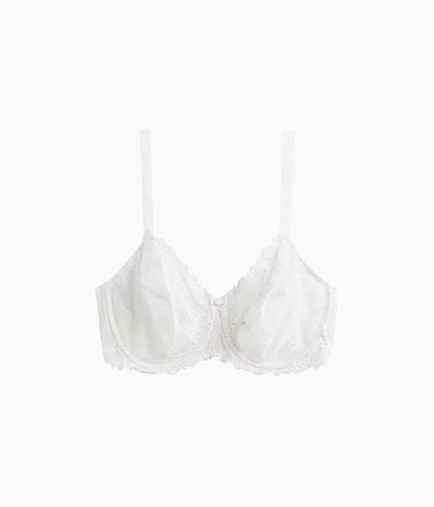 Renaissance Rose Underwire Bra: White - Image 4