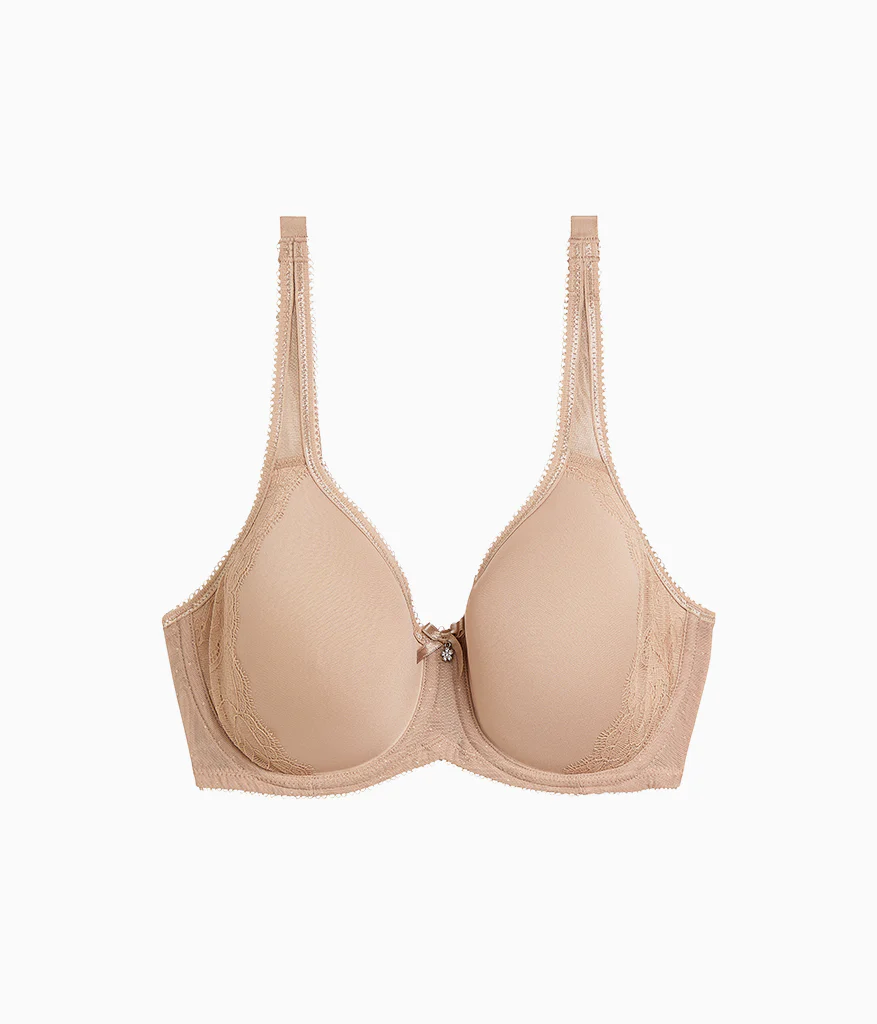 Retro Chic Underwire T-Shirt Bra: Toast - Image 5