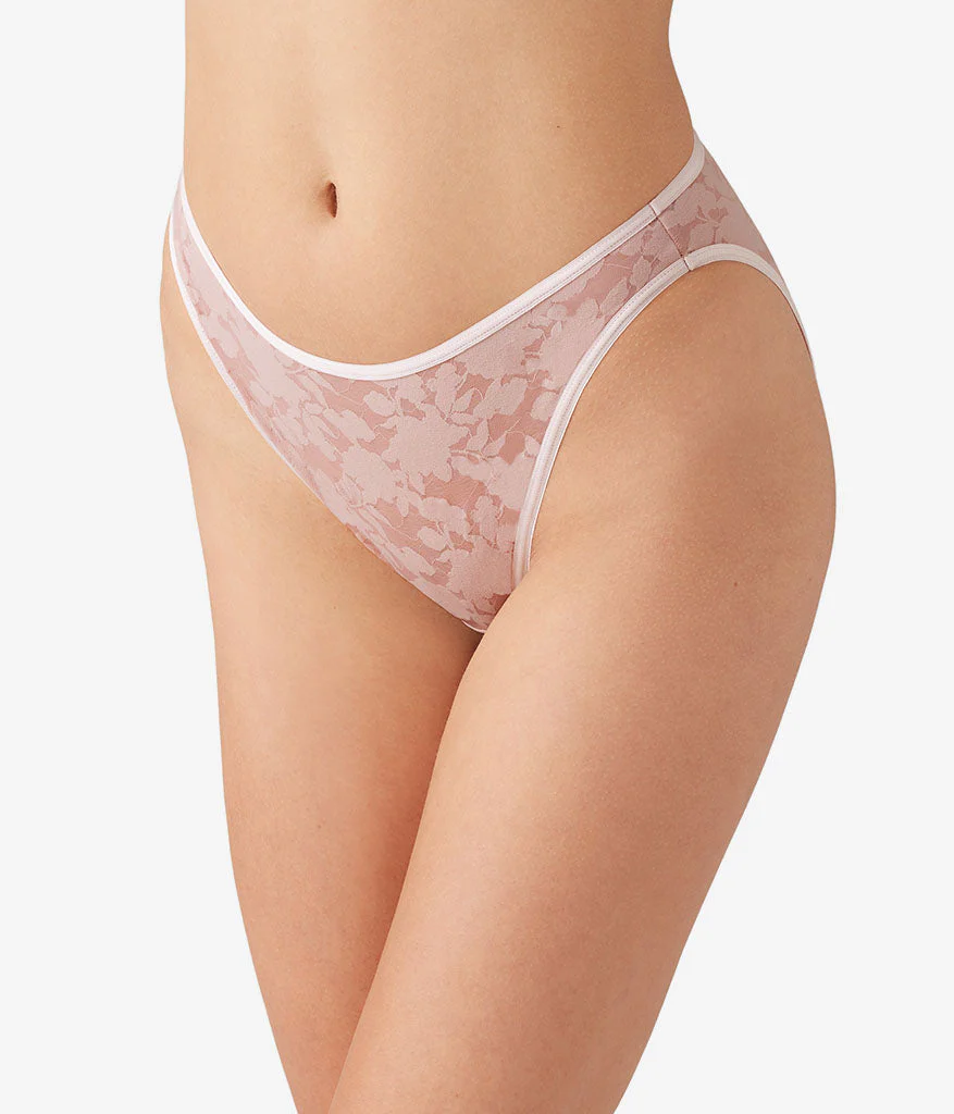 Shadow Scene Hi-Leg: Blush Pink - Image 2