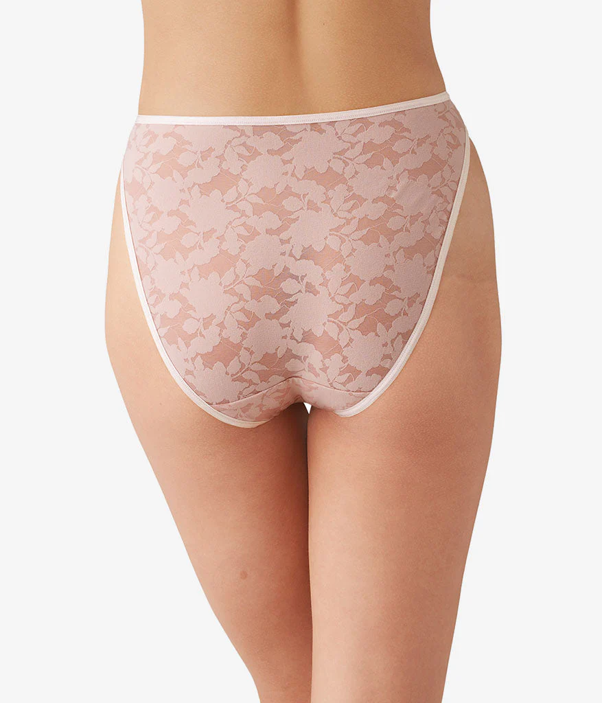 Shadow Scene Hi-Leg: Blush Pink - Image 3