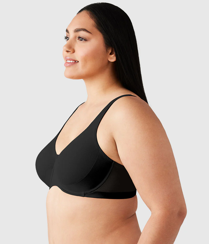 Shape Revelation® Pendulous Underwire Bra: Black - Image 3