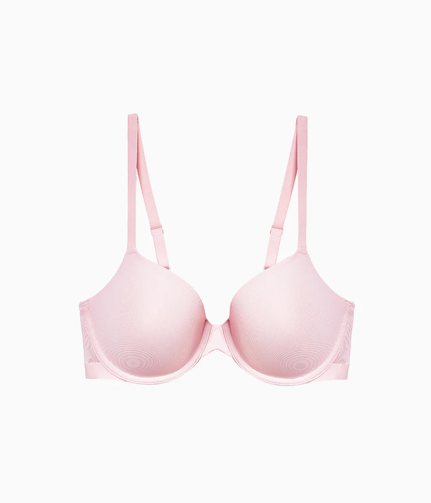 Shape Revelation® Shallow Top Underwire T-Shirt Bra: Ballet Slipper - Image 4