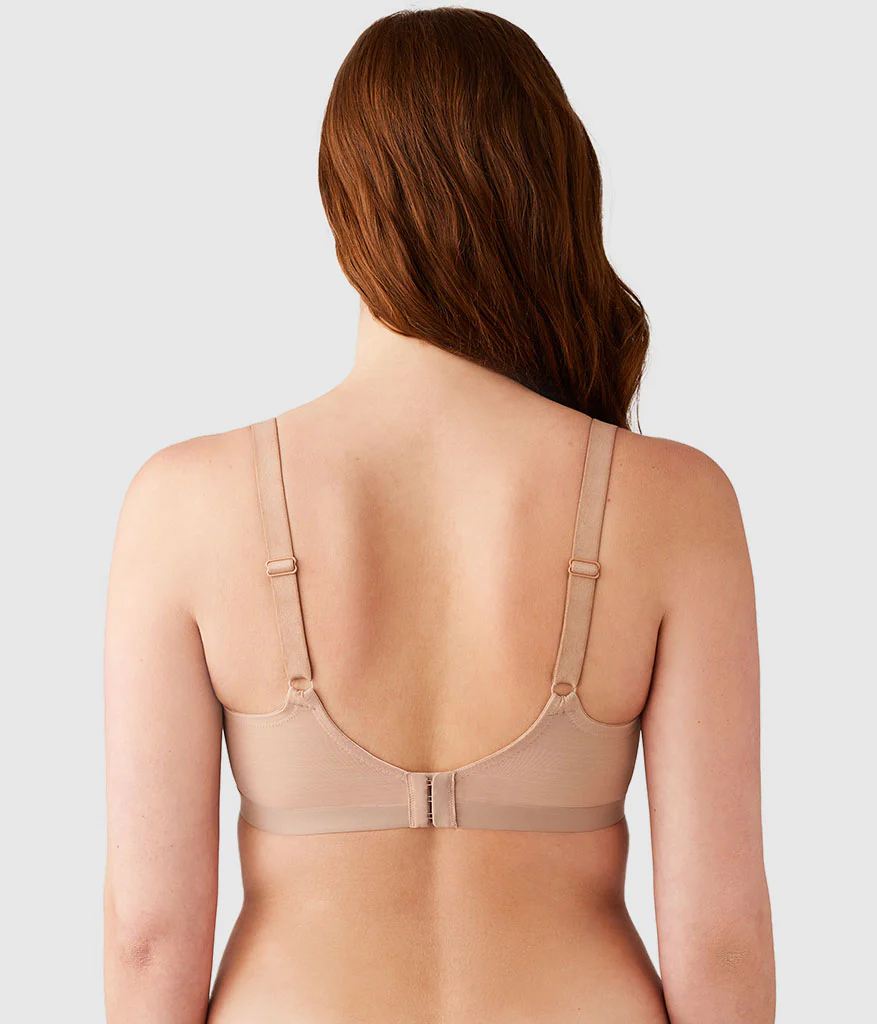 Shape Revelation® Shallow Top Underwire T-Shirt Bra: Praline - Image 2