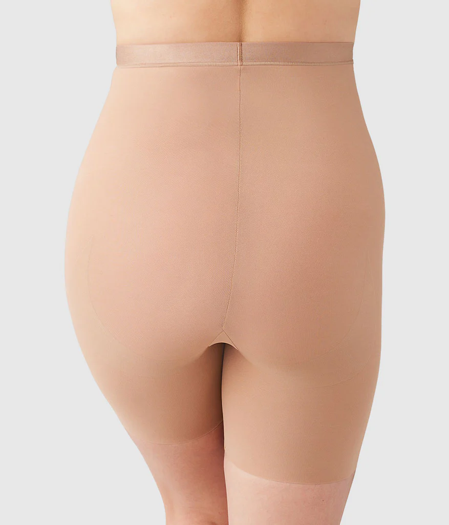 Shape Revelation® Straight Hi-Waist Thigh Shaper: Praline - Image 3