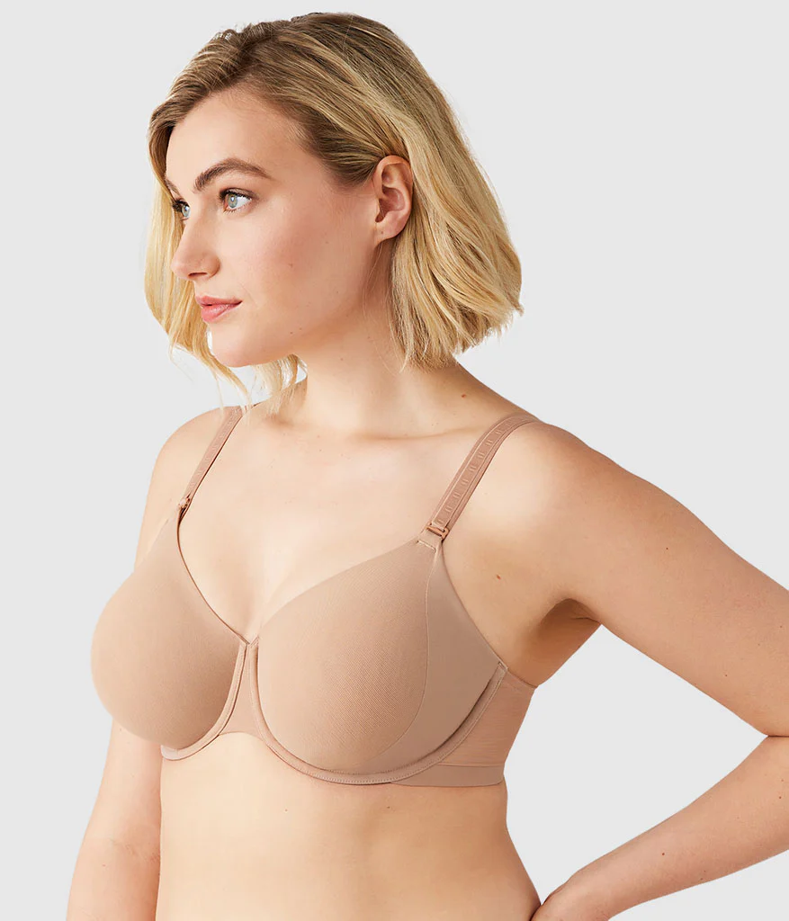 Shape Revelation® Uneven Underwire Bra: Praline - Image 3