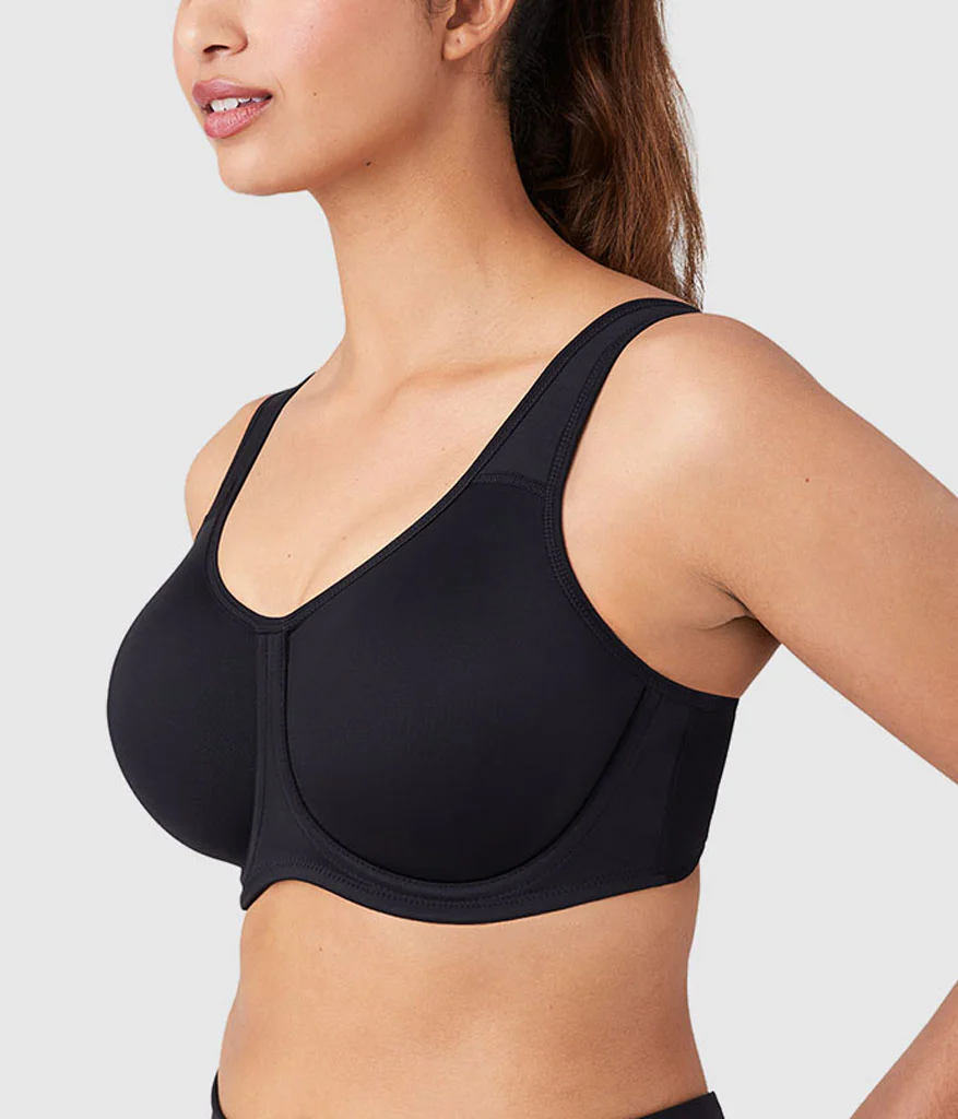 Simone Sport Underwire Bra: Black - Image 2