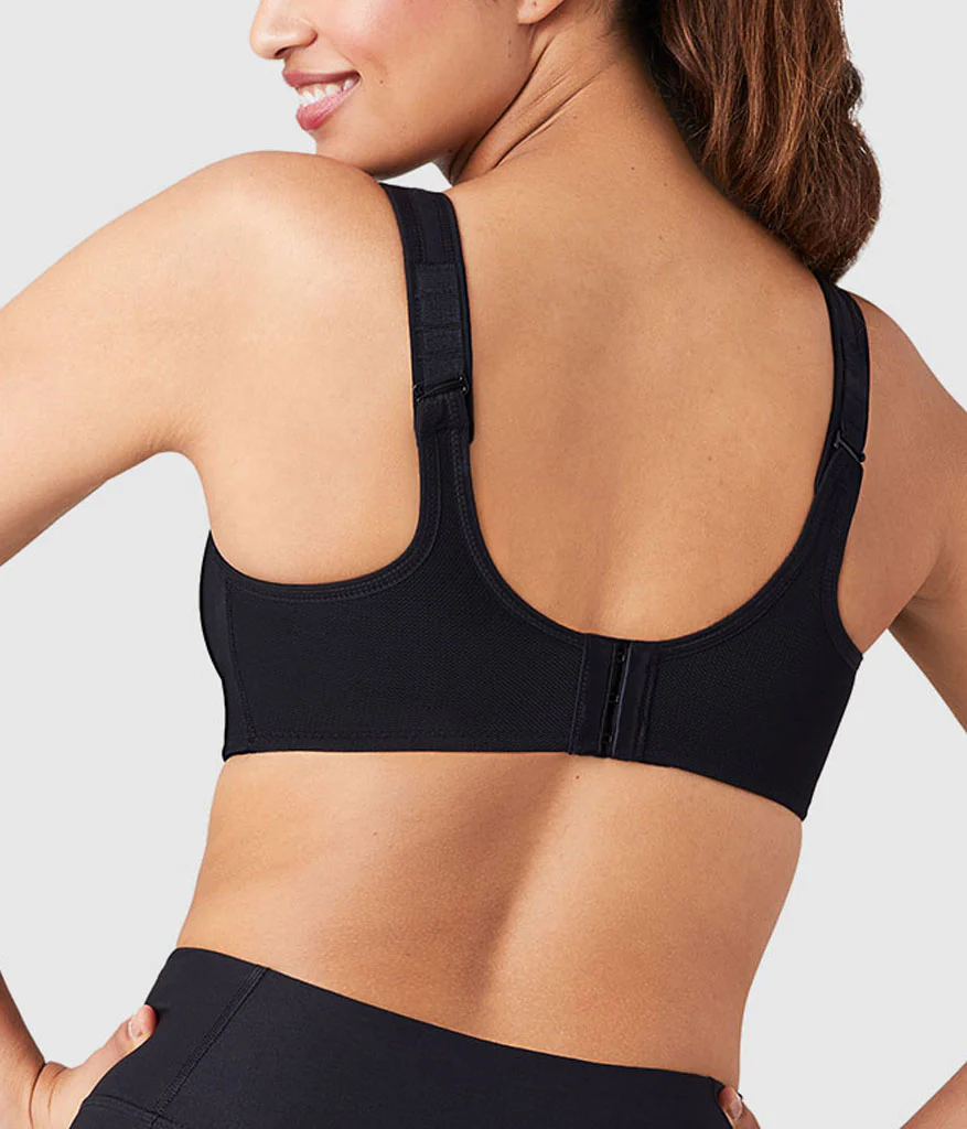 Simone Sport Underwire Bra: Black - Image 3