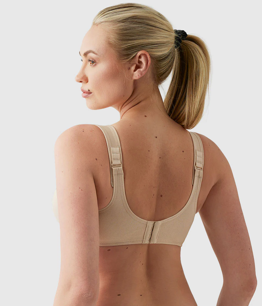 Simone Sport Underwire Bra: Sand - Image 3