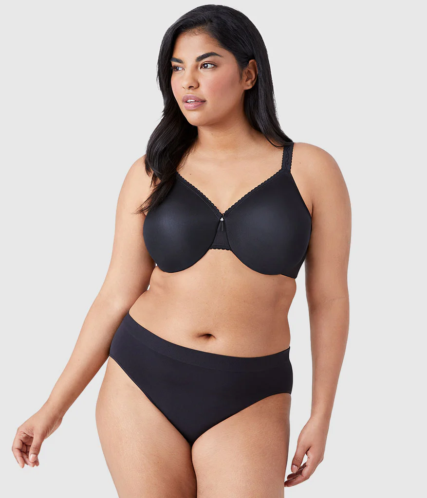 Simple Shaping Minimizer Bra: Black - Image 4