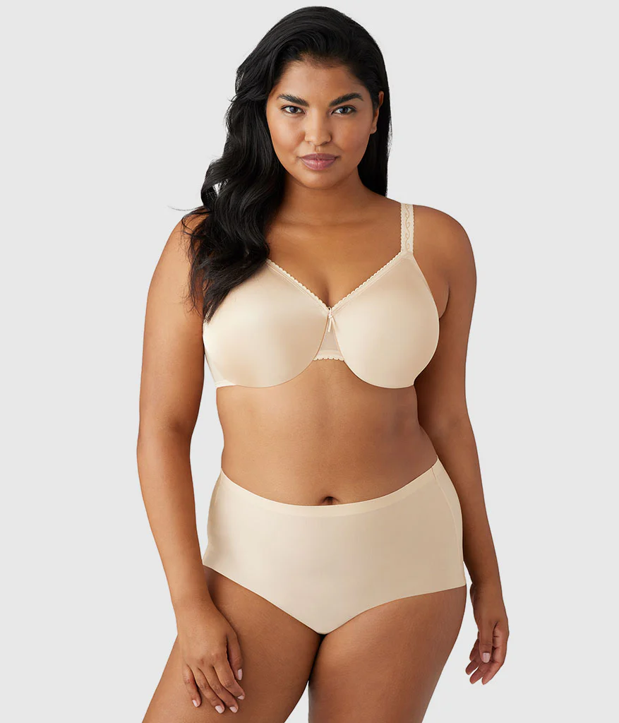 Simple Shaping Minimizer Bra: Sand - Image 4