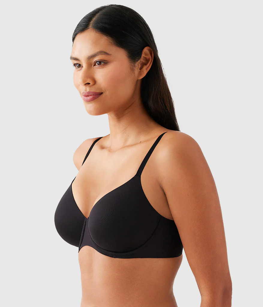 Sleek Standard Underwire Bra: Black - Image 3